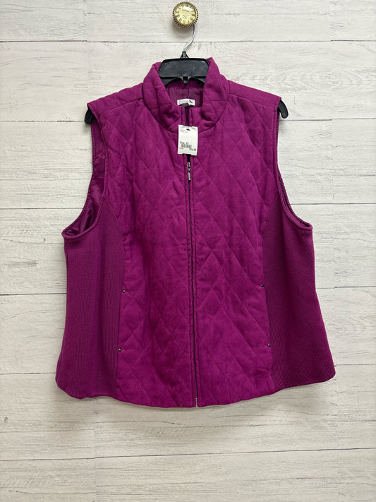 Size 2X Relativity Purple Vest