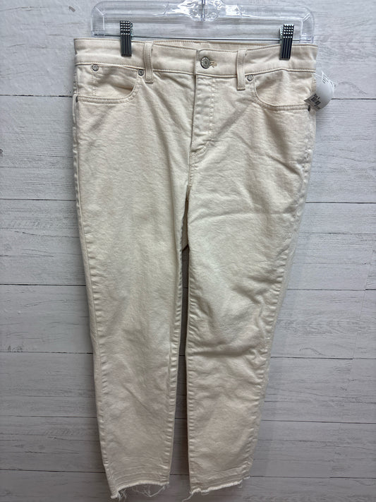 Size 6 Talbot's Cream Womens Jeans
