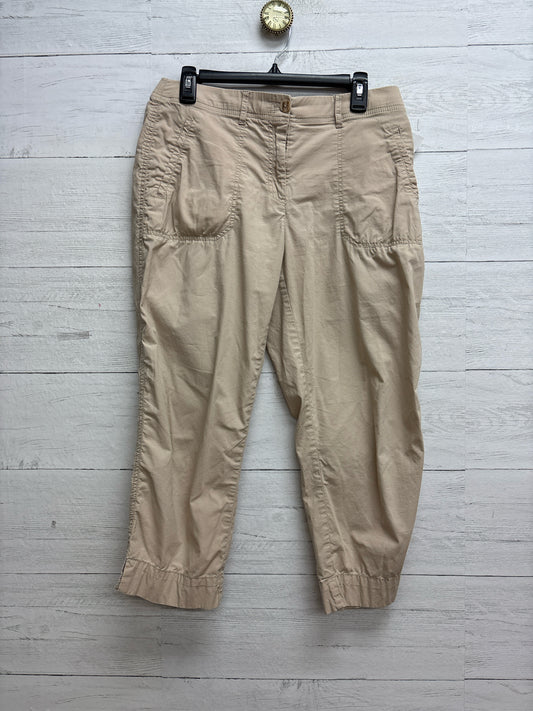 Size 6 Chico's Design Tan Capri