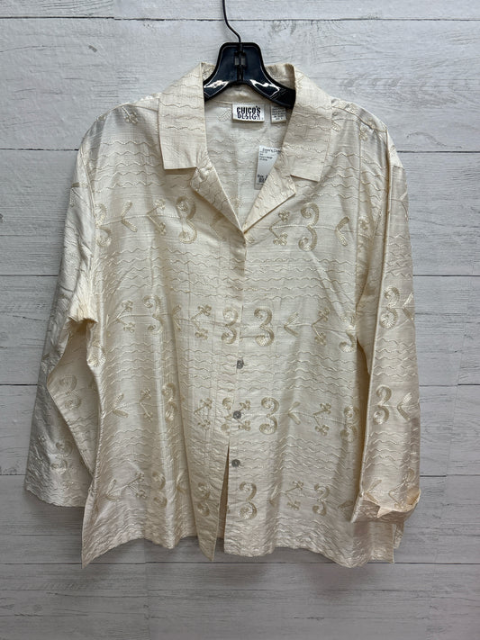Size 3X Chico's Design Off White Shirt