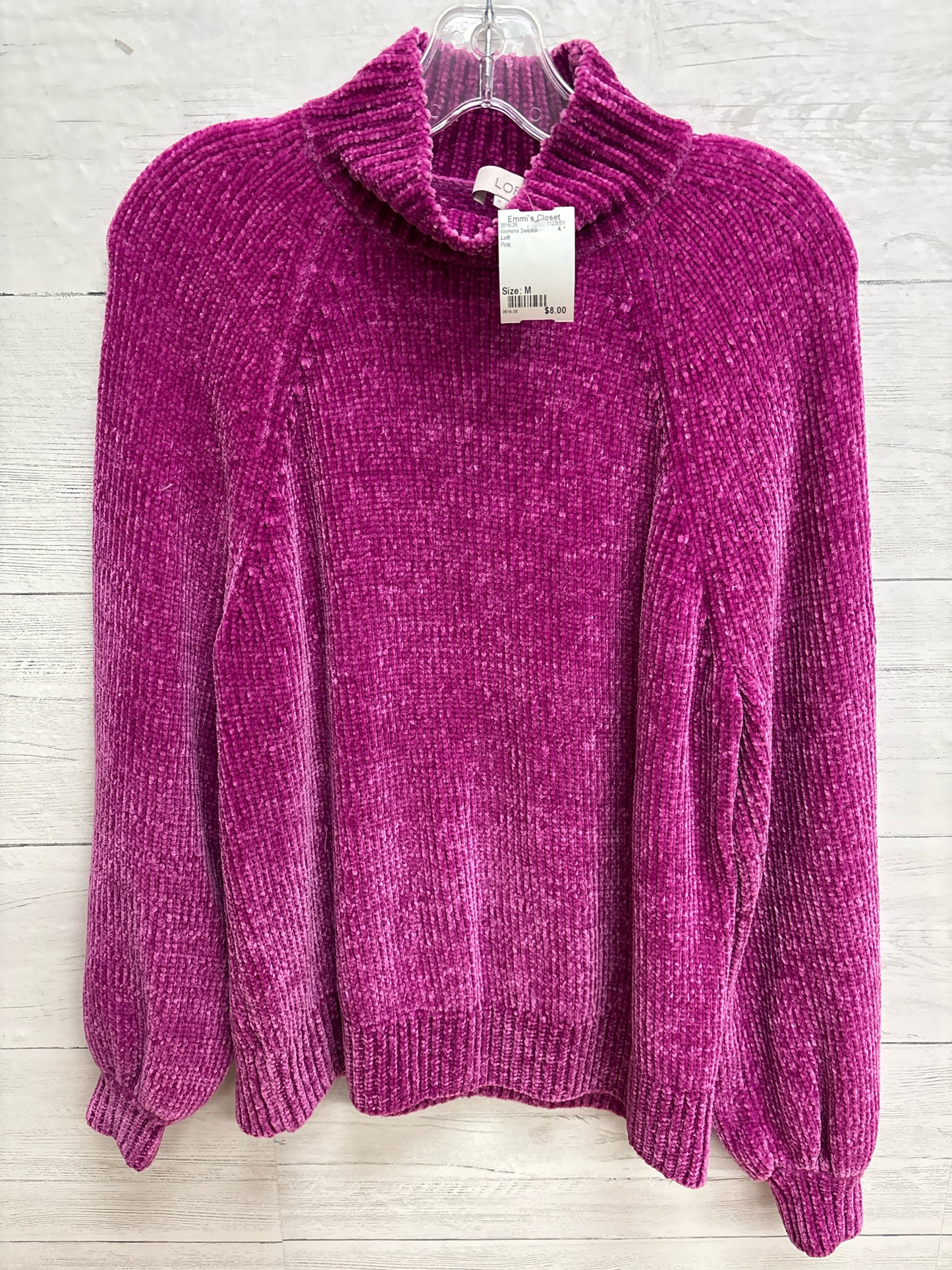 Size M Loft Pink Womens Sweater