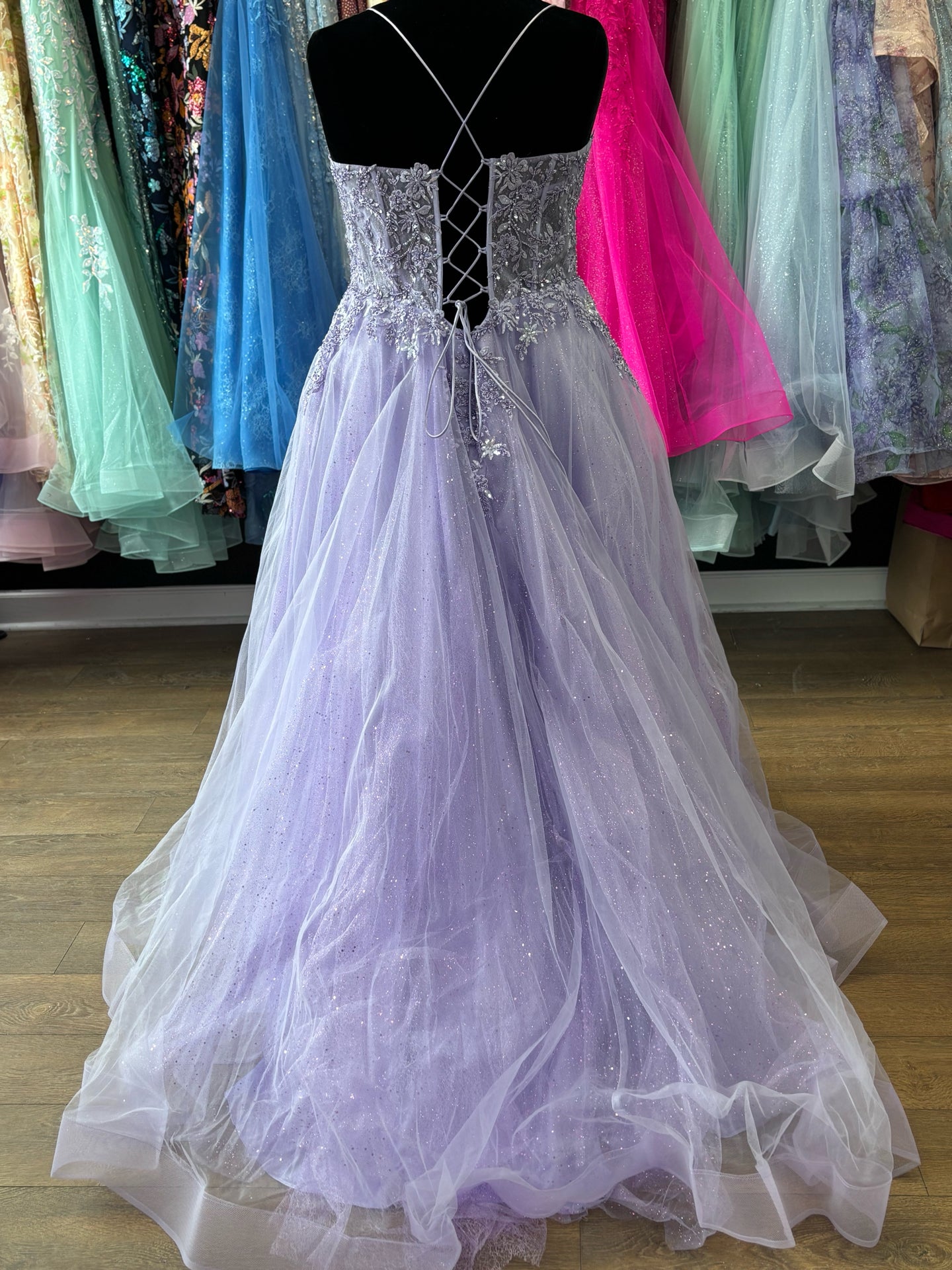 Size 22 Emmi's Elegance Lilac Gown