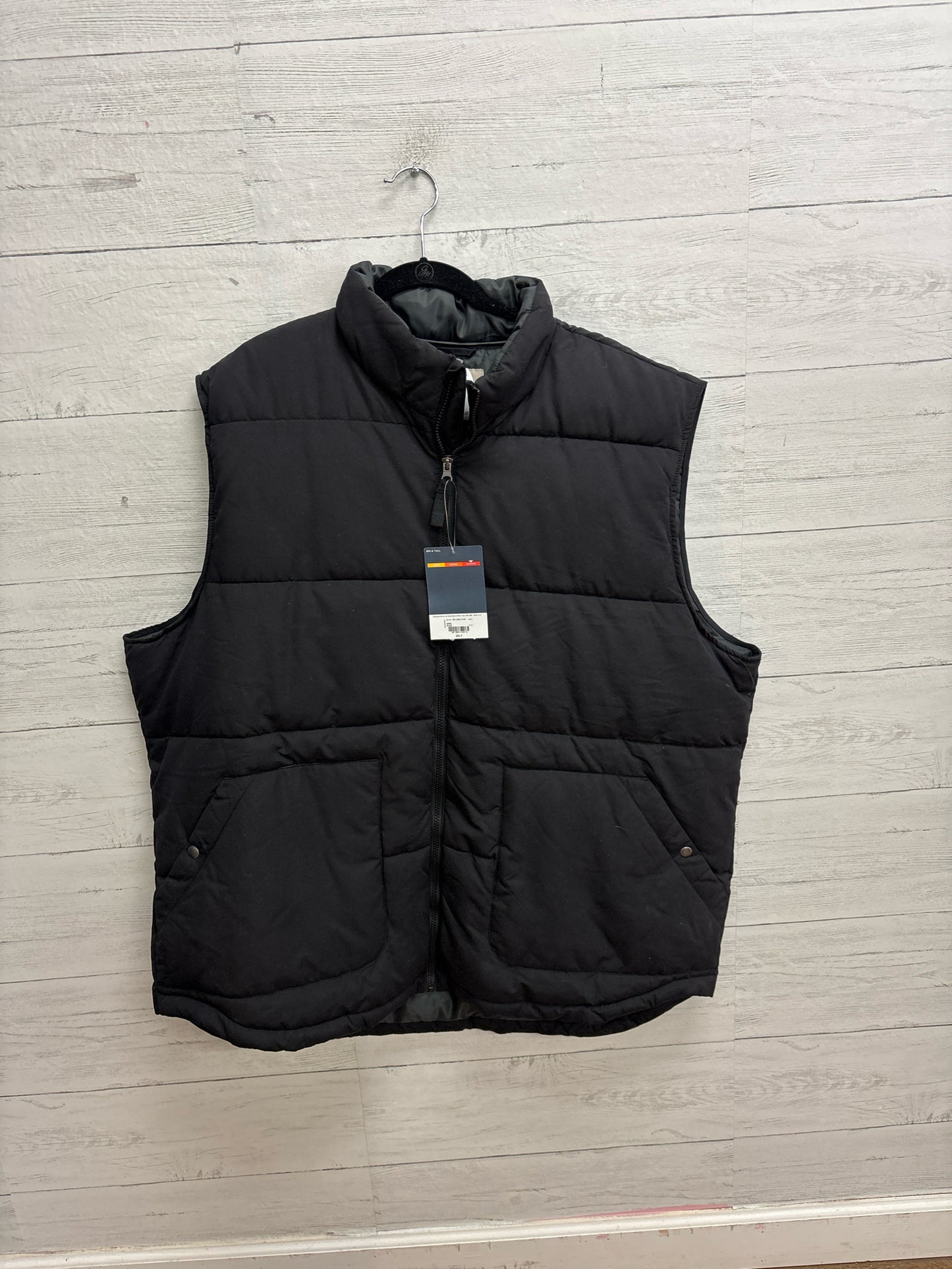 Size 3X St. Johns Bay Black Mens Vest