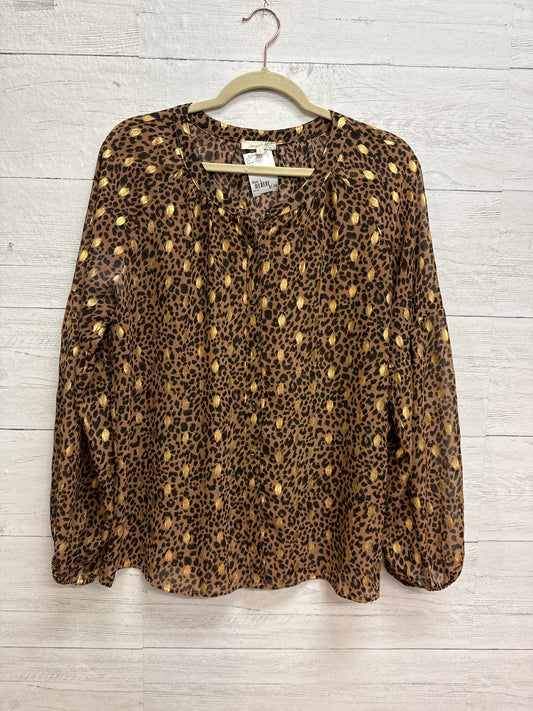 Size L mystree Brown Shirt