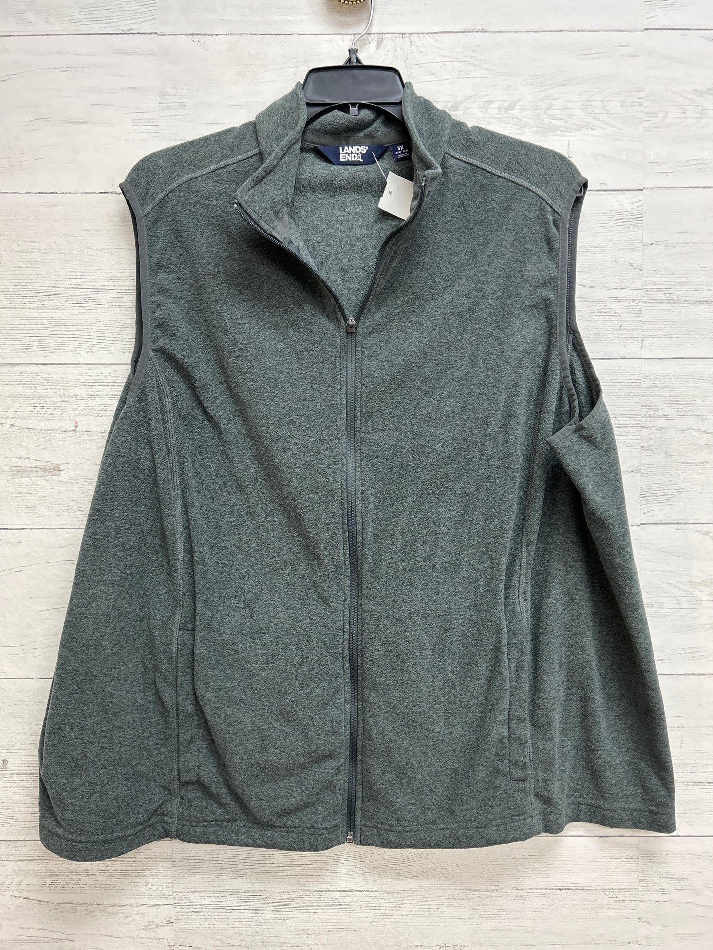 Size 3X Land's End Gray Vest