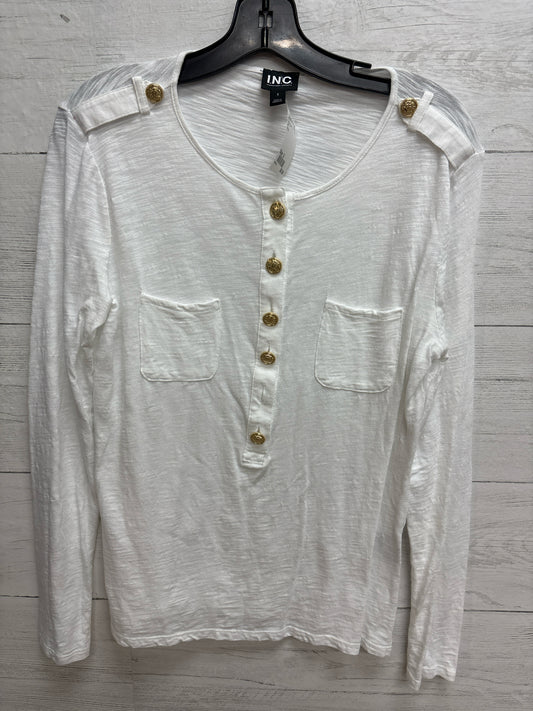 Size S INC White Womens Shirt