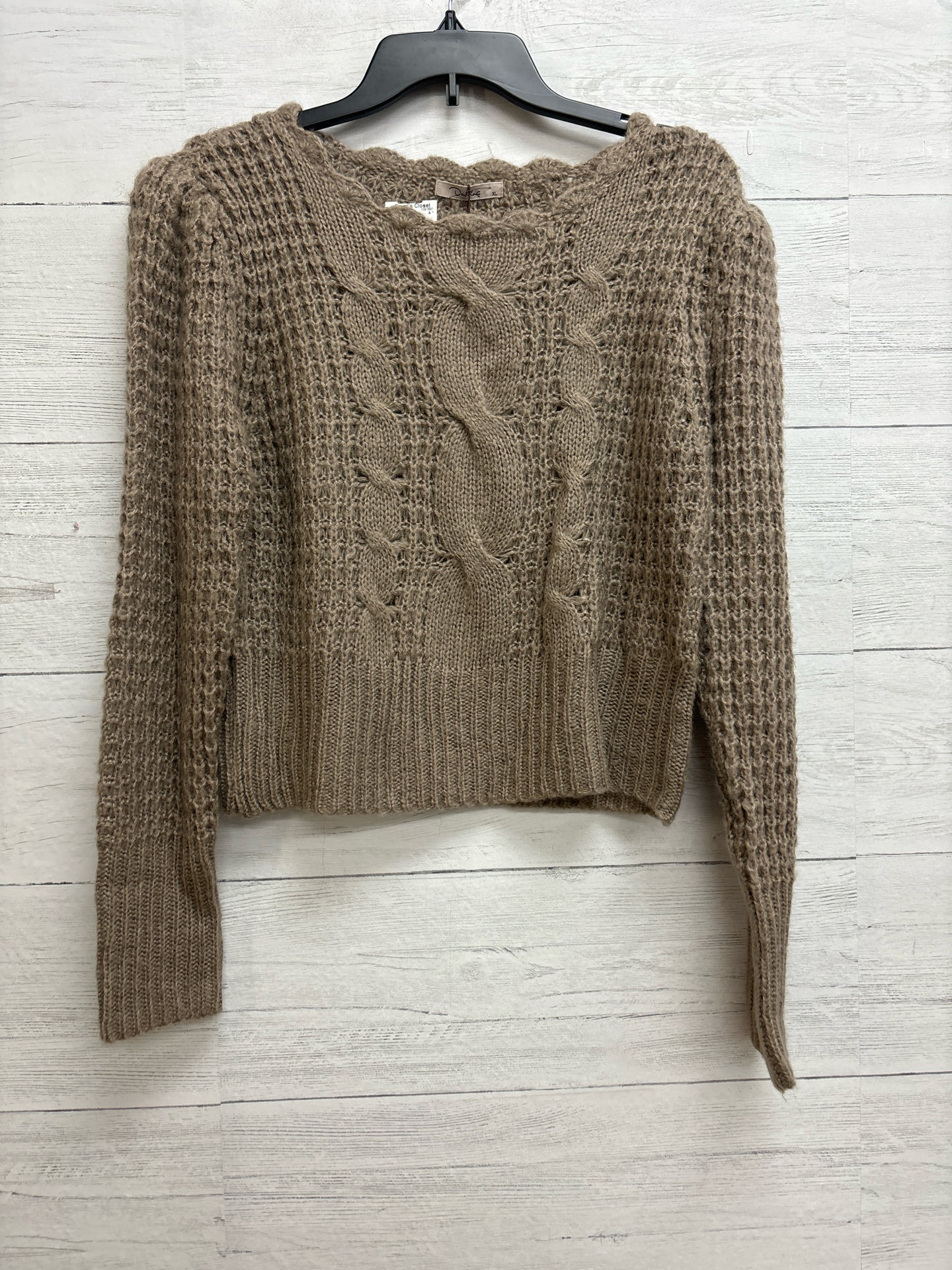 Size XL Darling Tan Sweater