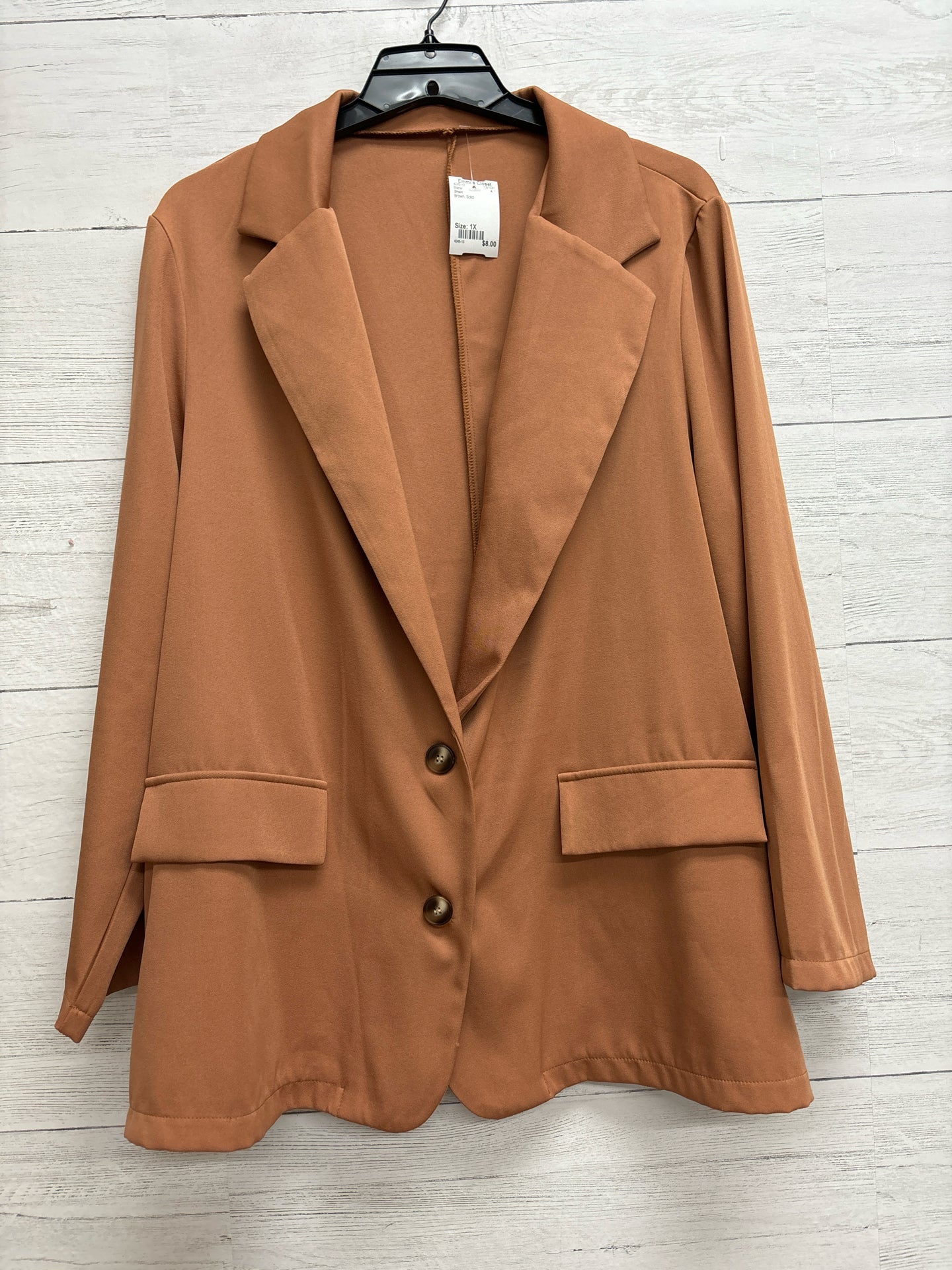 Size 1X Shein Brown Blazer