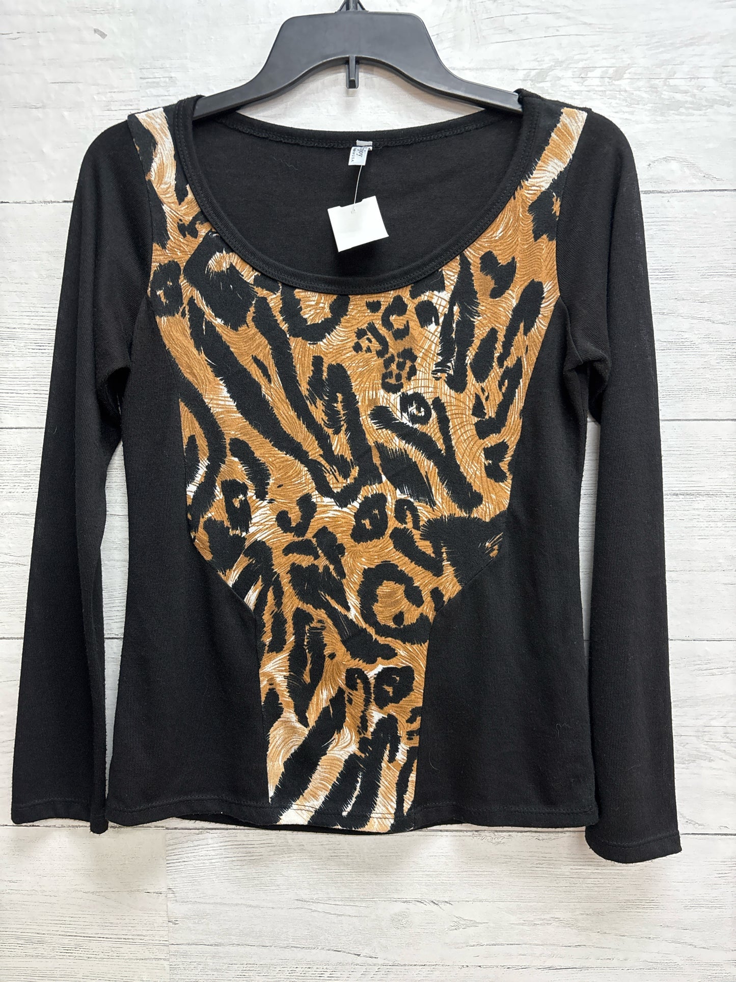 Size M D'ENJOY Black/Brown Womens Shirt
