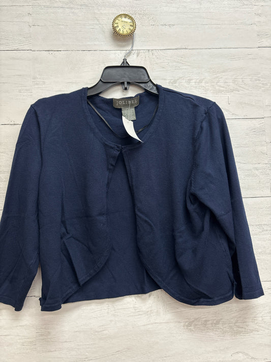 Size L Jolibel Navy Cardigan