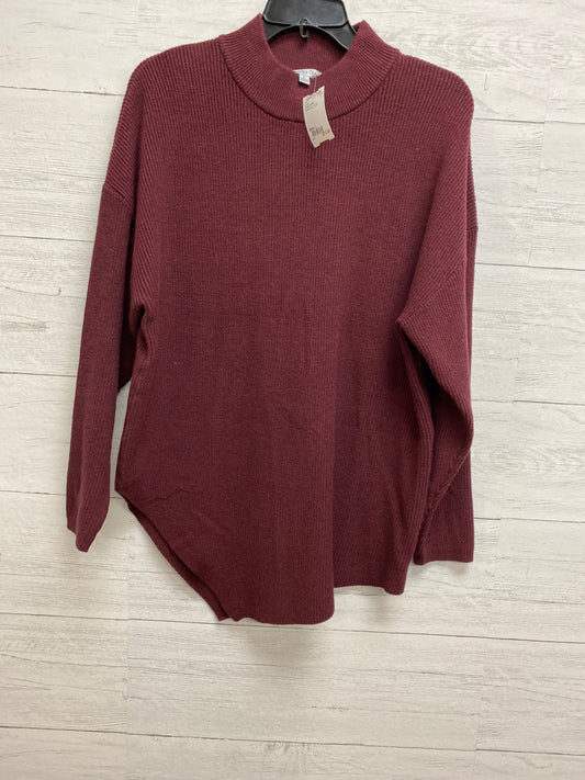 Size L OPHELIA ROE BURGANDY Sweater