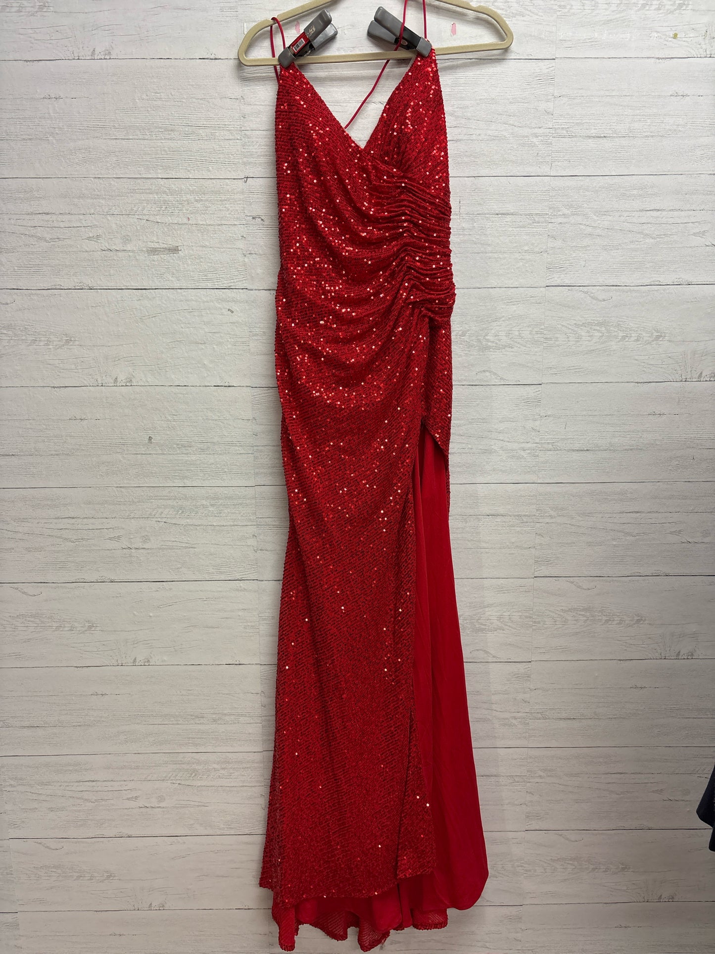 Size M VELVI Red Gown