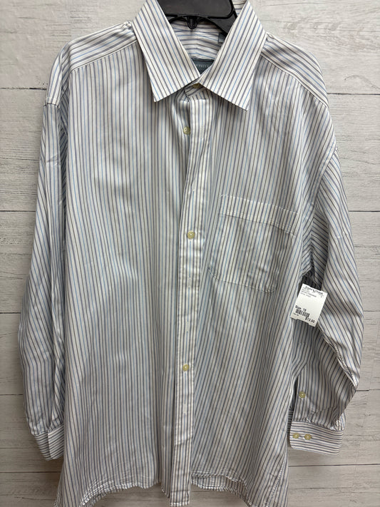 Size 16 HICKEY FREEMAN White Mens Shirt