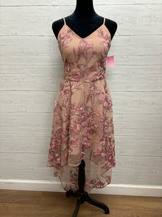 Size 4 pink/taupe Gown