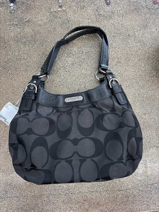 Coach Black/Grey Purse