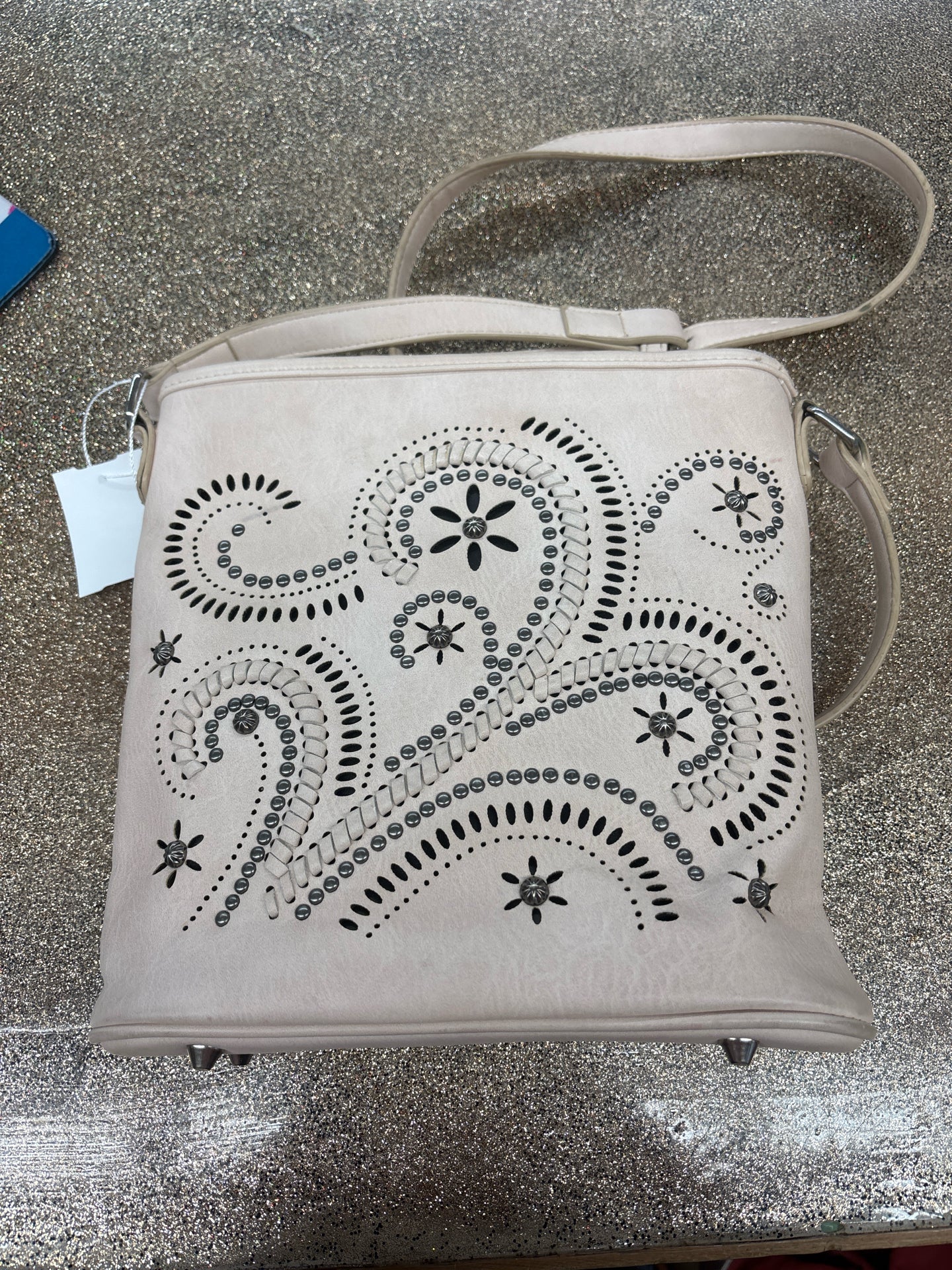 AMERICAN BLING Off White Purse