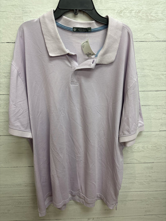 Size XXL Pique polo Purple Mens Shirt