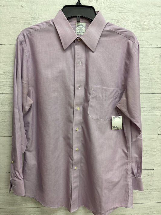 Size 15 Brooks Brother Light Purple Mens Shirt