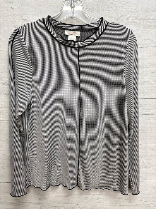 Size L Urban Romantics Black/White Womens Shirt