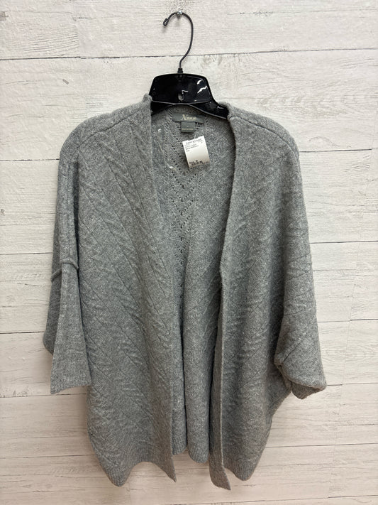 Size M Natural Reflections Grey Womens Cardigan