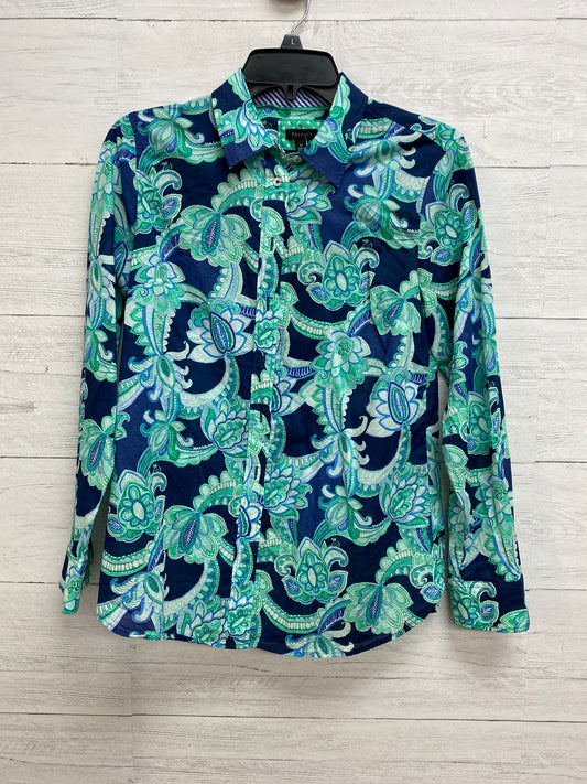 Size XS Talbot's Blue/Green Shirt