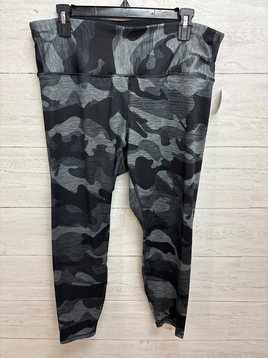 Size 1X RBX Grey Womens Leggings