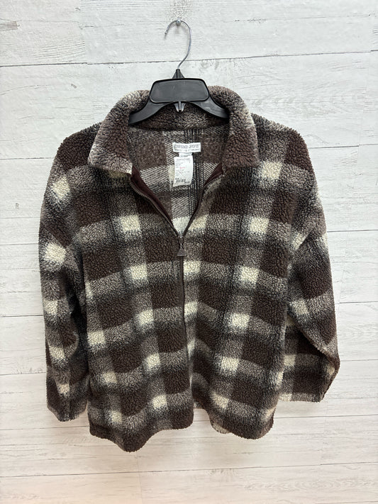 Size L ERO JOY Grey Womens Coat