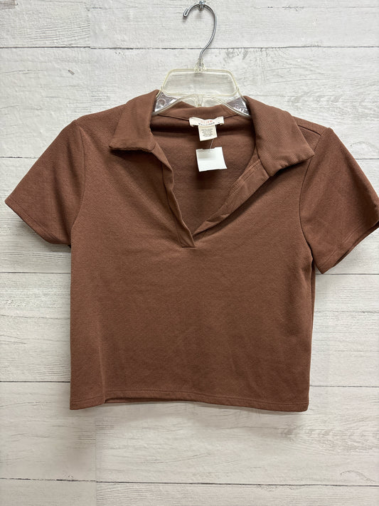 Size M Urban Romantics Brown Womens Shirt