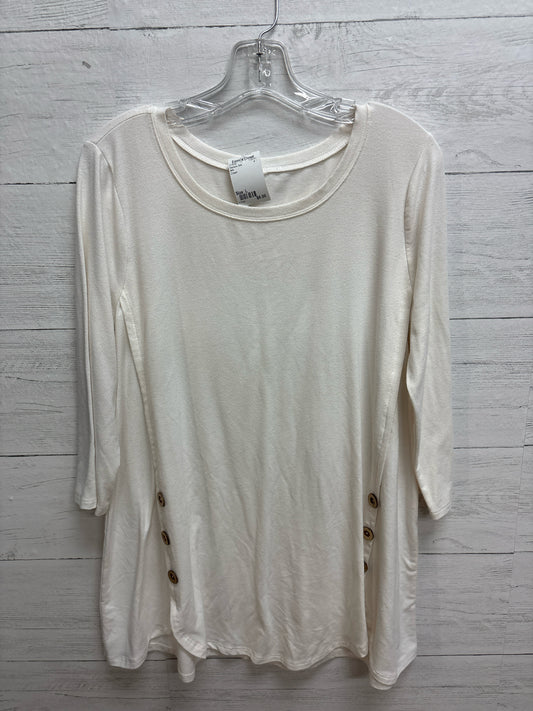 Size L N/A Cream Womens Shirt