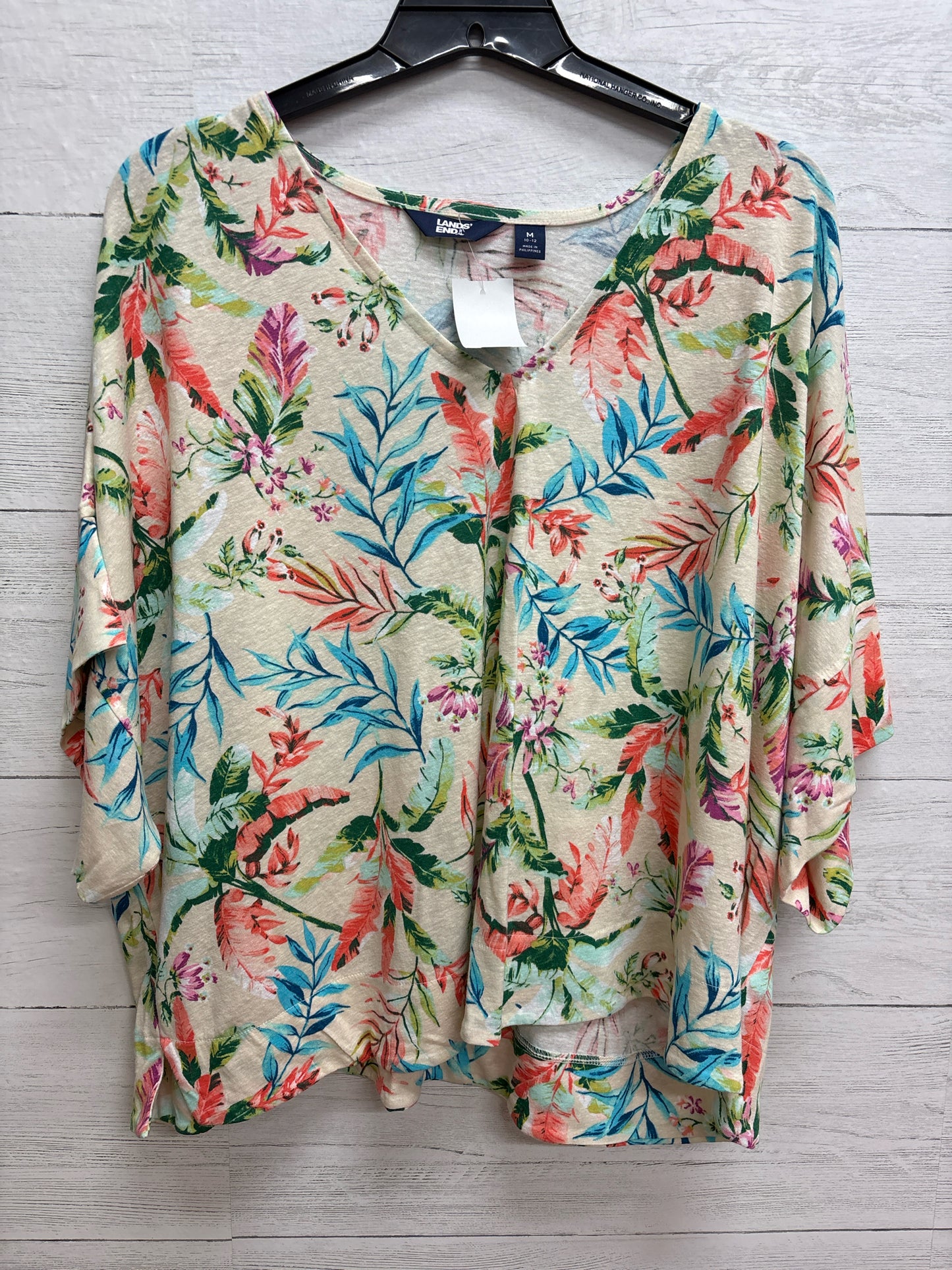 Size M lands end Tan Shirt