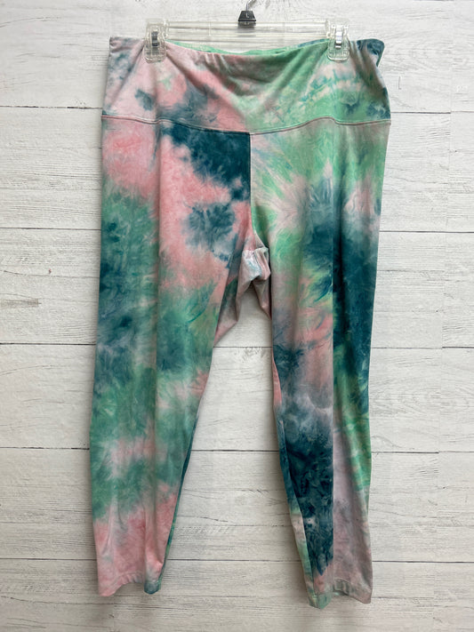 Size 1X Wall Flowers Multi color Leggings