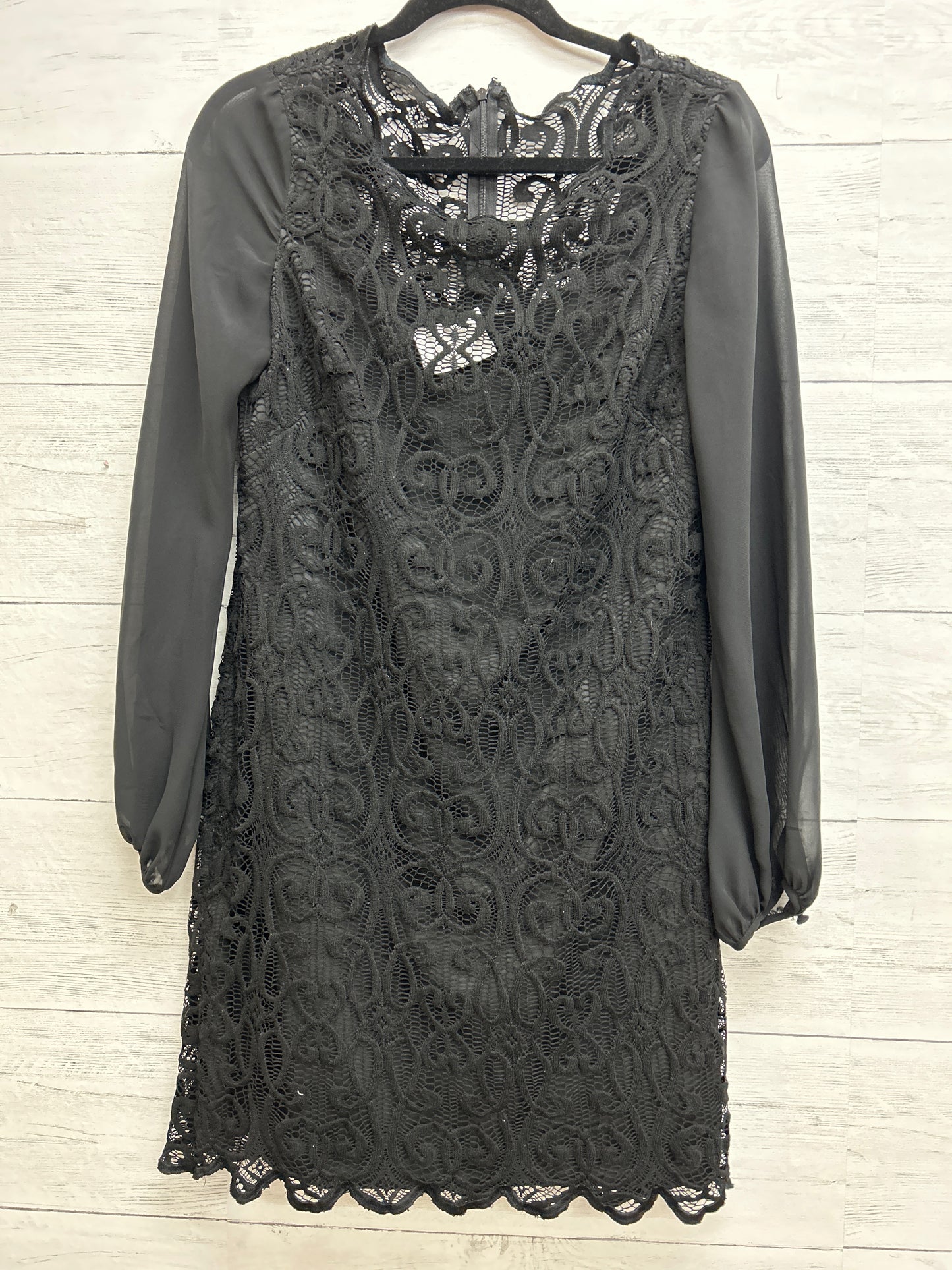 Size 10 Adrianna Papell Black Dress