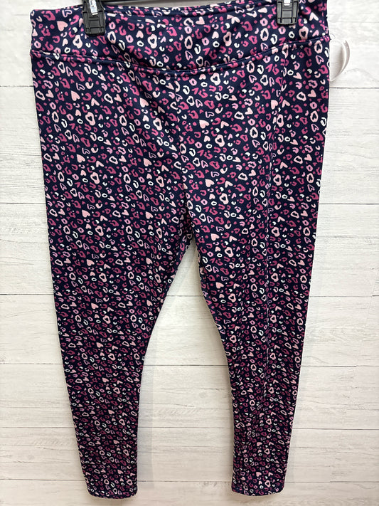 Size L Serra Blue/Pink Womens Leggings