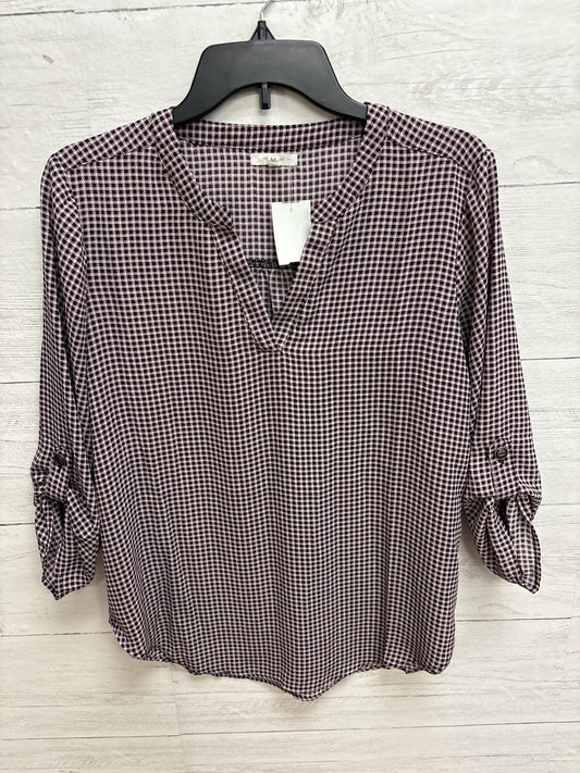 Size M Maurices Pink/Blue Womens Shirt