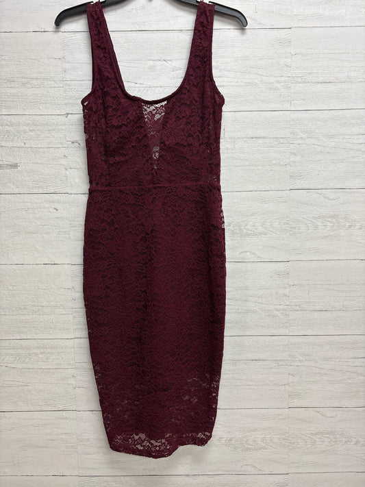 Size M Charlotte Russe maroon Dress