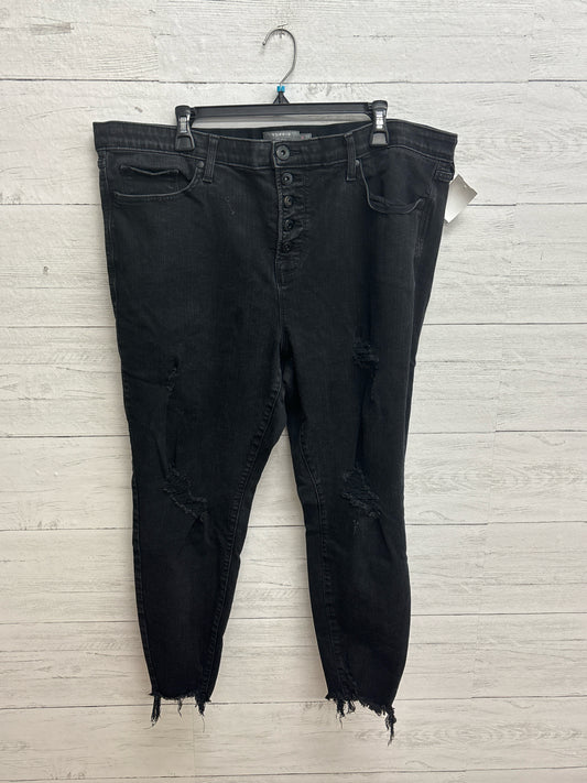 Size 22 Torrid Black Denim Pants
