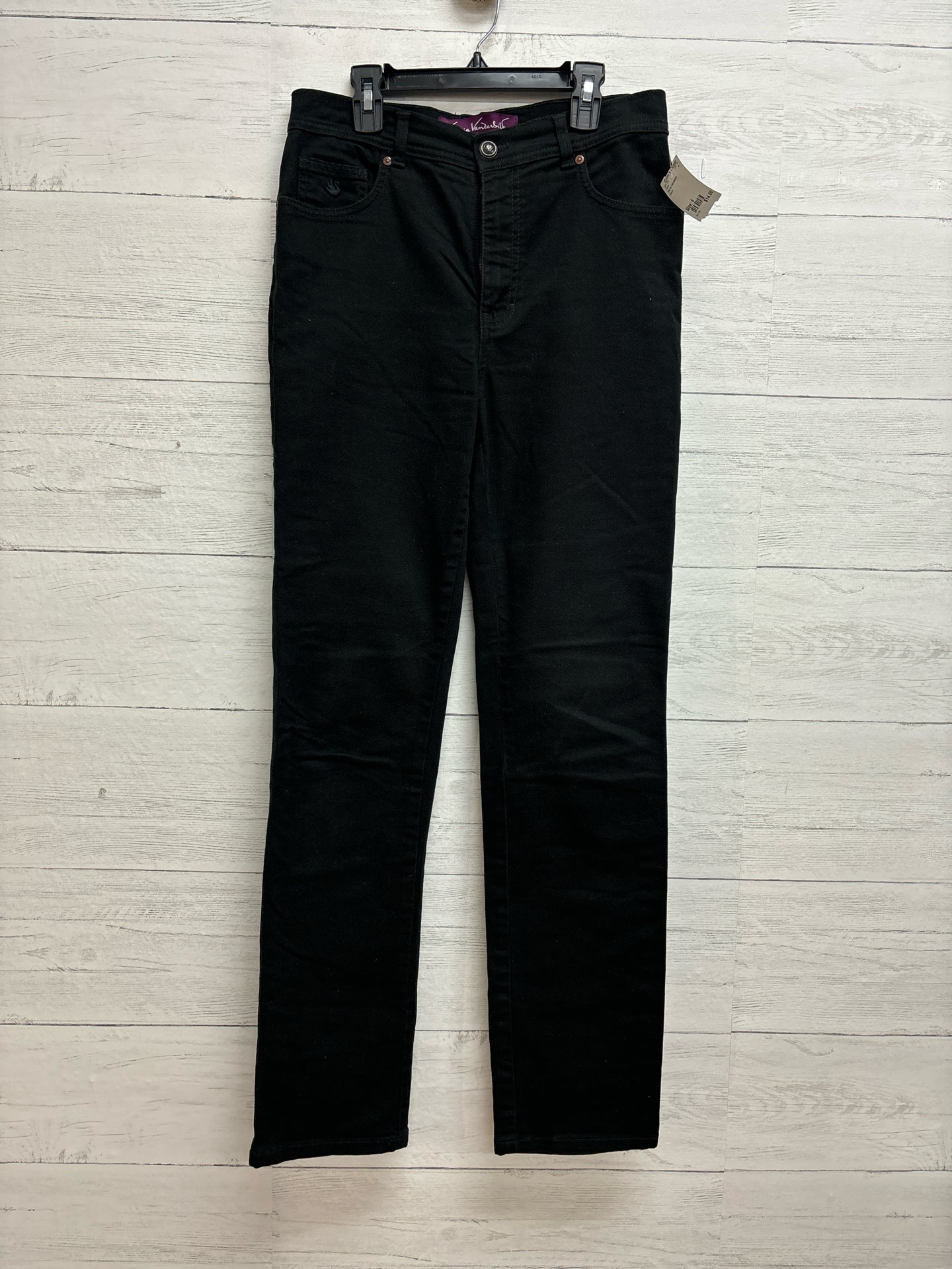 Size 6 Gloria Vanderbilt Black Pants