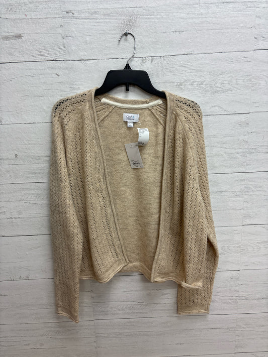 Size L Croft & Barrow Tan Womens Cardigan