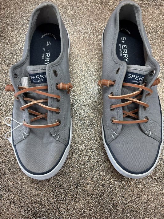 7.5 Sperry Grey Shoe