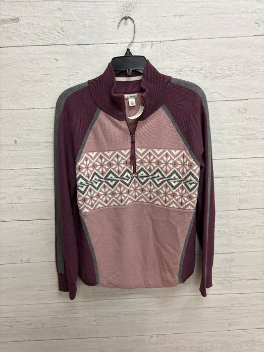 Size L LL Bean Purple/pink Womens Sweater