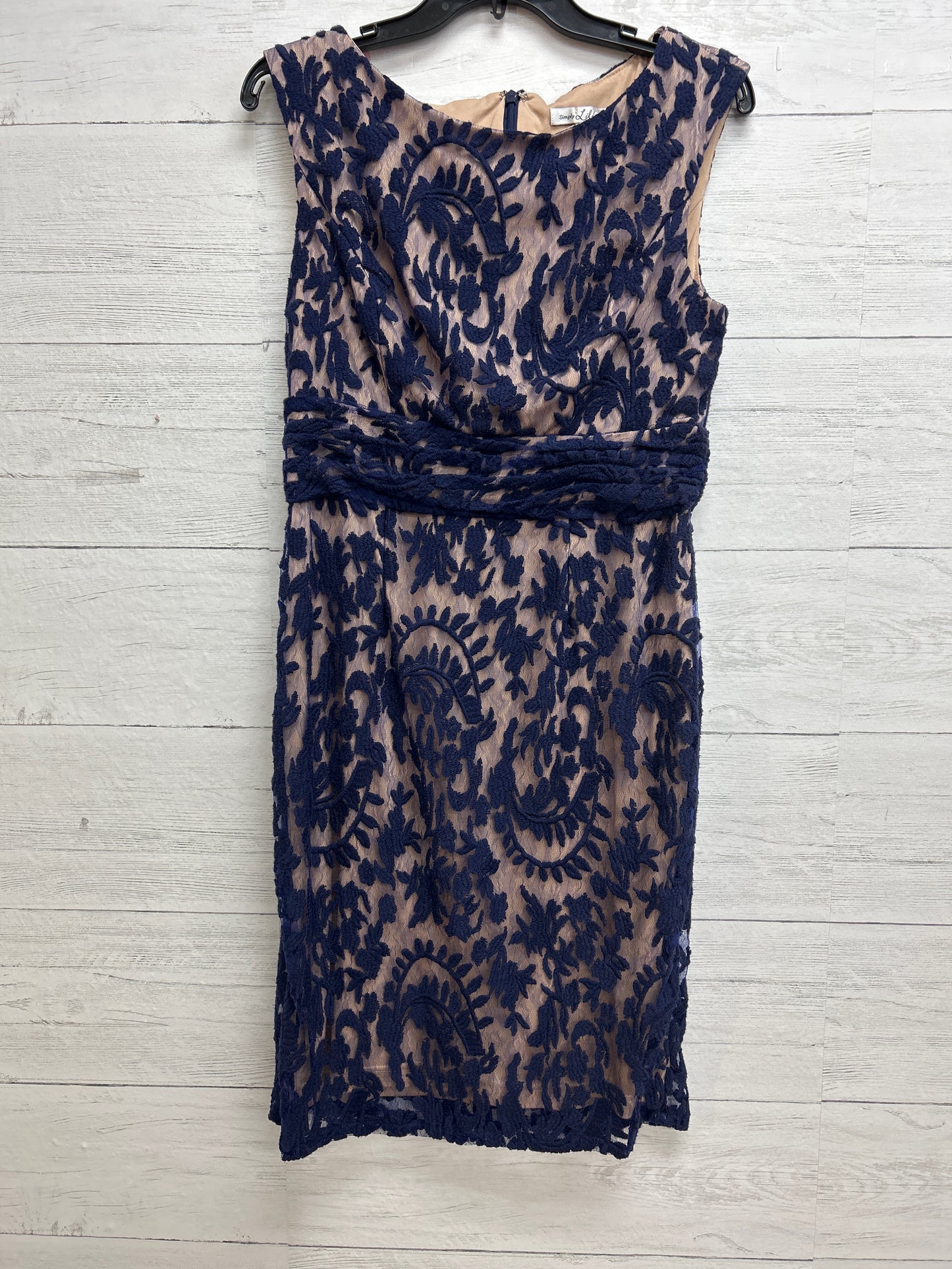 Size 10 Simply Liliana Navy Dress