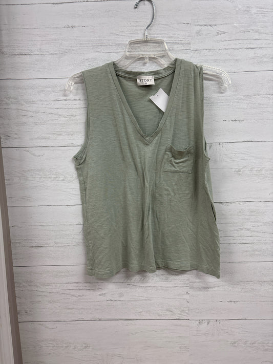 Size M STORY Green Tank Top