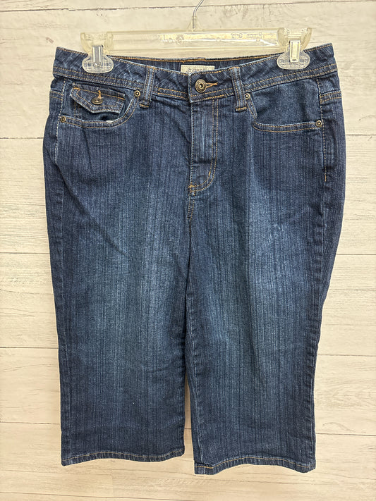 Size 8 St johns bay Blue Shorts