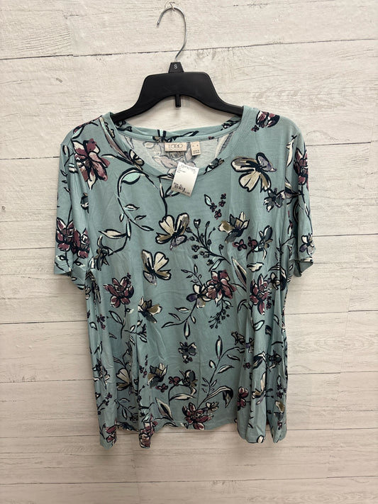 Size XL LOGO Layer Blue Shirt