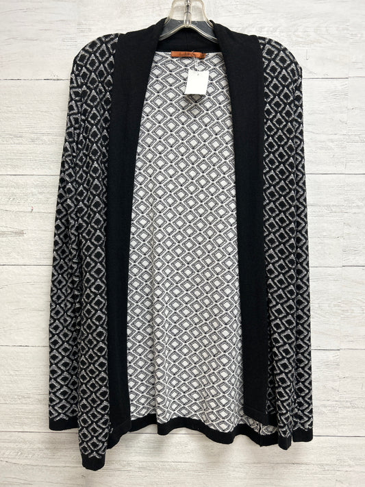 Size M Belldini Black/Grey Cardigan