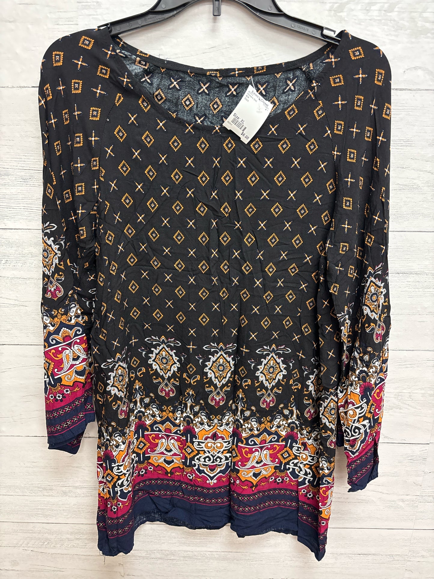 Size XL N/A Black Womens Shirt