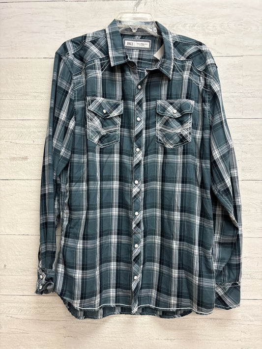 Size XL BKE Blue Mens Shirt