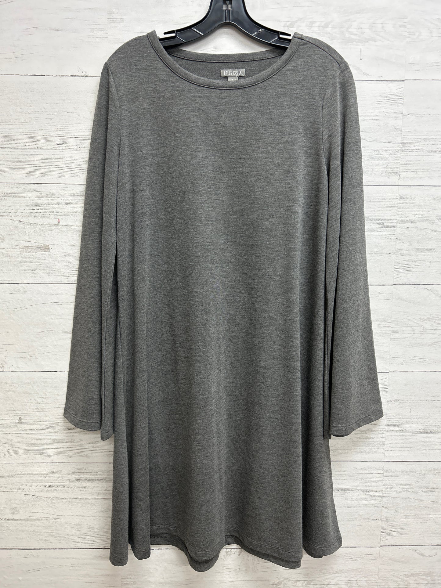 Size L Falls Creek Gray Dress