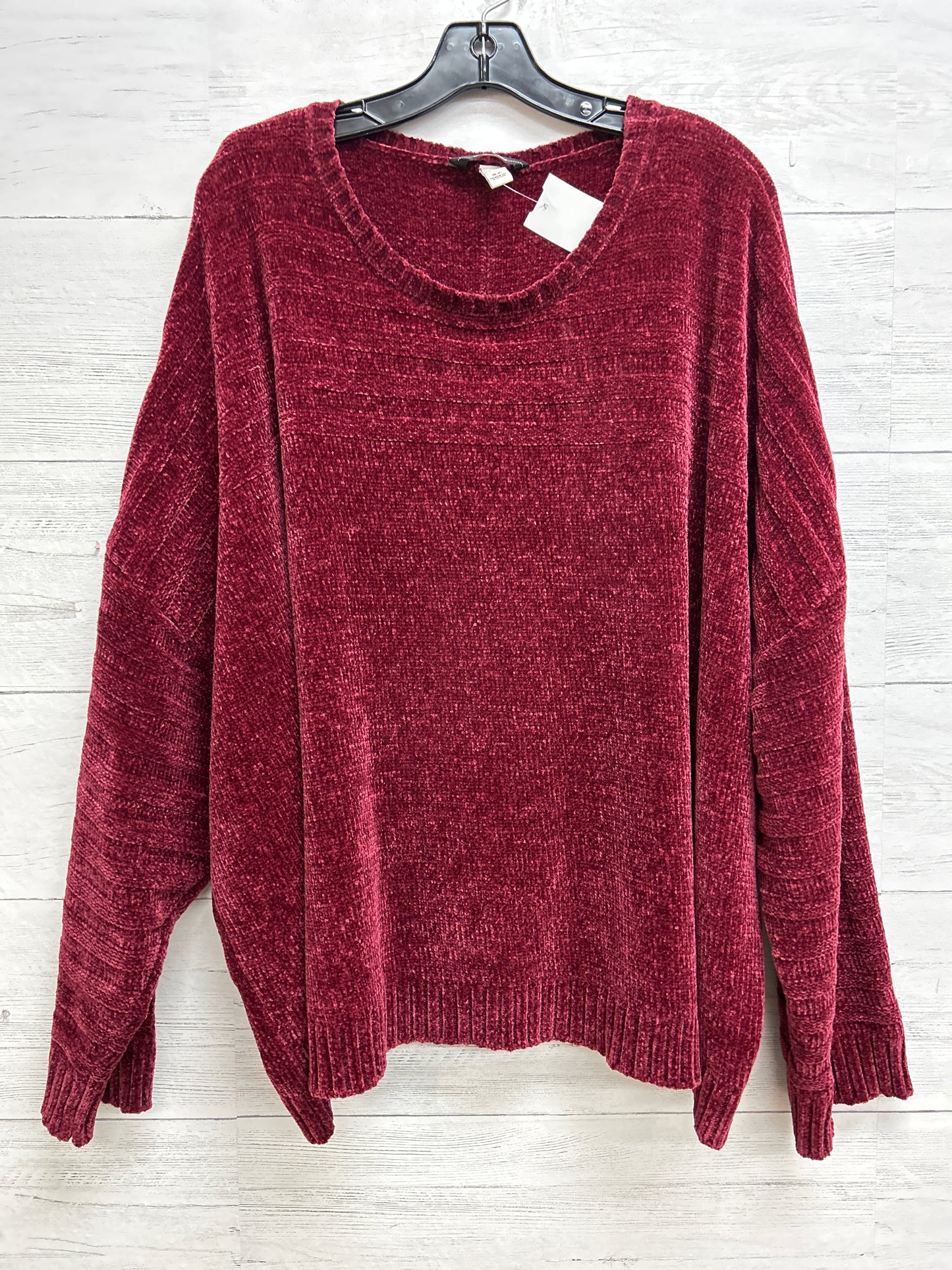 Size 3X Supplies Red Sweater