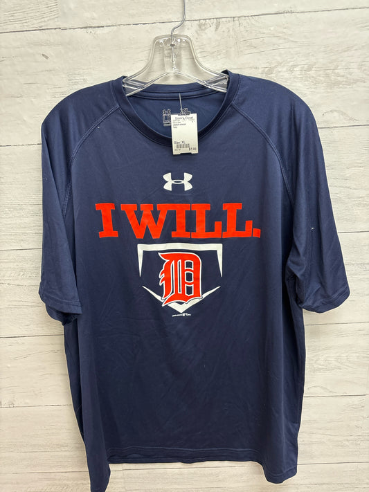 Size XL UNDER ARMOR Navy Mens Shirt